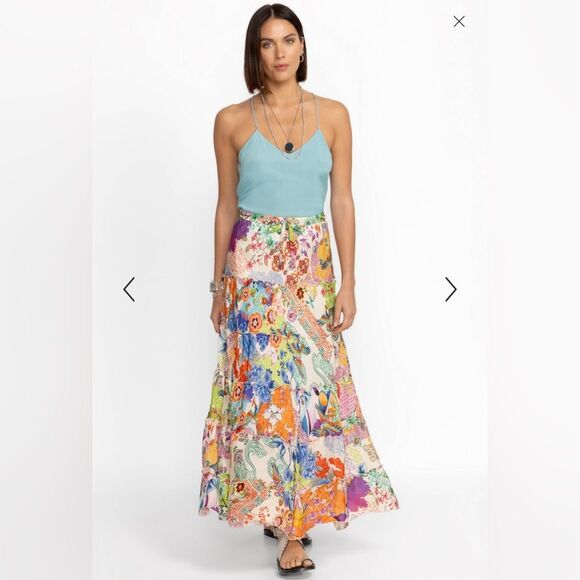 Johnny Was Dresses & Skirts - Johnny Was Sebrina Tiered Skirt | NWT | Size L | (TC)